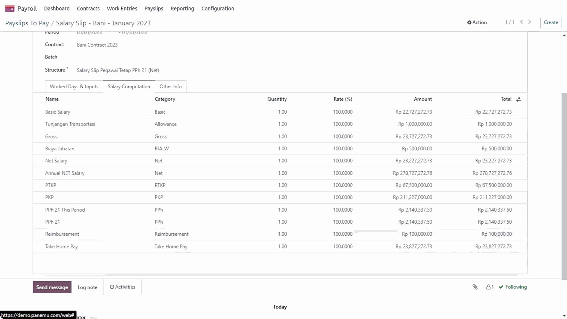Aplikasi Payroll Terbaik Indonesia Panemu Software House Odoo
