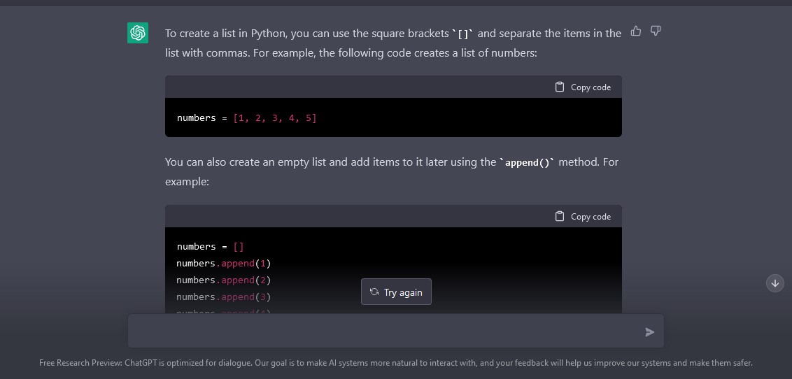 search code with chatgpt